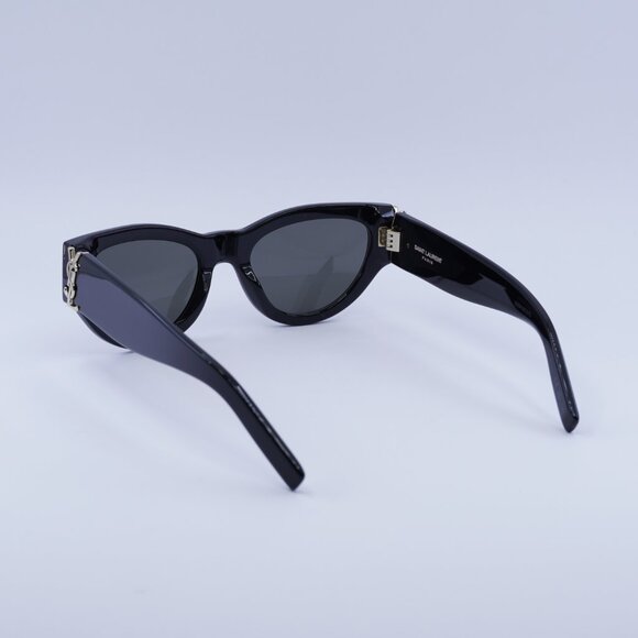 🕶️ New Saint Laurent SLM94 001 Sunglasses - Black Frame, Grey Lenses - Picture 14 of 15